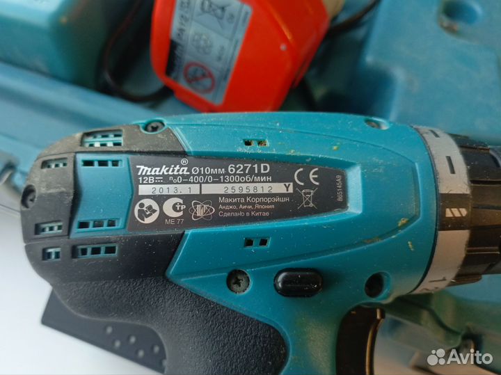 Шуруповерт makita 12v бу