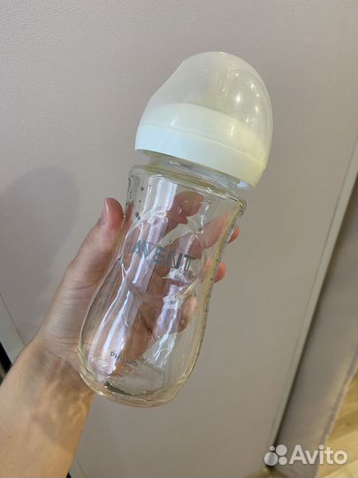 Бутылочка avent стеклянная