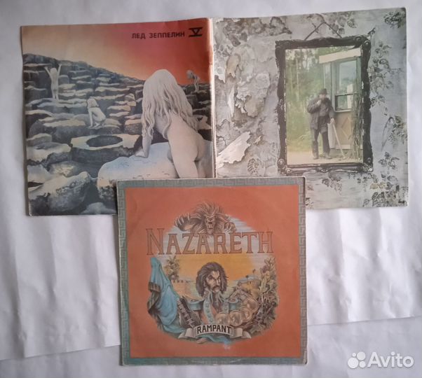 Пластинки Новые Рок, б.у Назарет LedZep 17,2