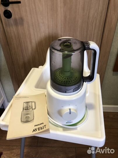 Пароварка блендер philips avent 2 в 1