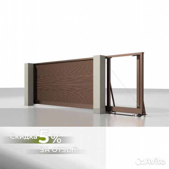 Откатные ворота под ключ