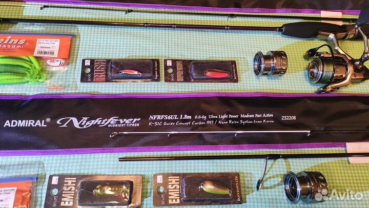 Спиннинг ультралайт в сборе