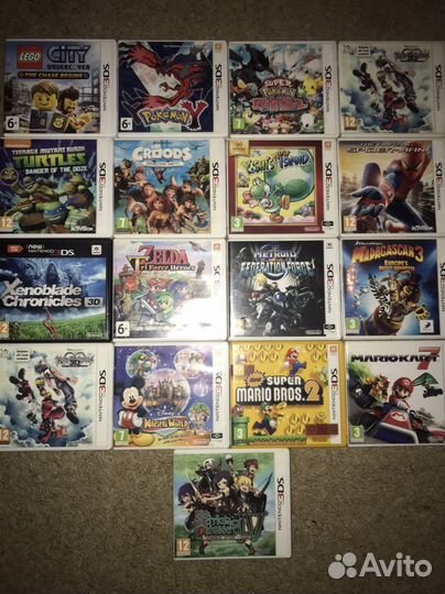 Nintendo ds,3ds,игры,картриджи