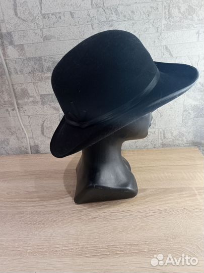 Шляпа фетровая женская черная