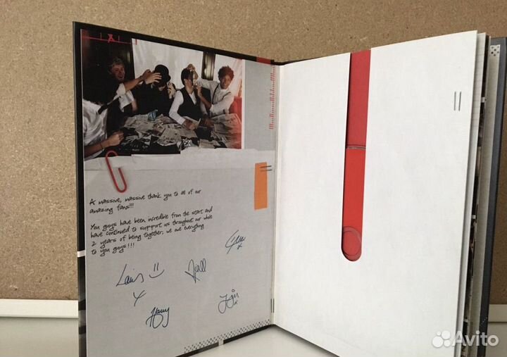 Книга One Direction yearbook + CD диск