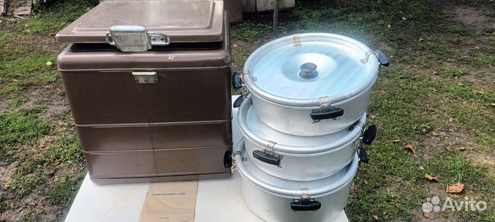 Термос для еды с контейнерами