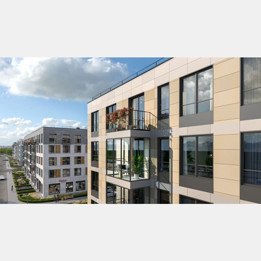 1-к. квартира, 43 м², 1/5 эт.