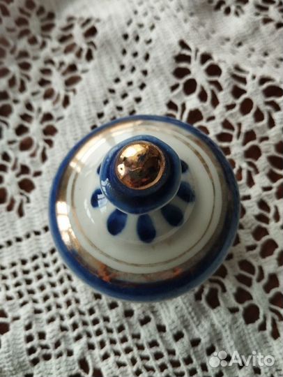 Чайник заварочный и фигурка лошадки Гжель