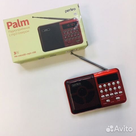 Радиоприемник цифровой FM+ 87.5-108 мгц акб