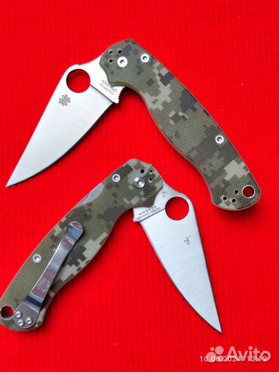 Нож spyderco paramilitary 2 камуфляж