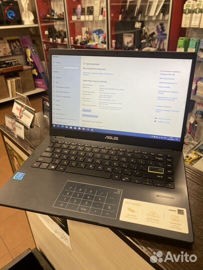 Свежий ноутбук Asus E410M