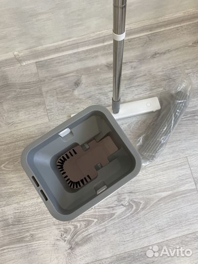 Швабра с ведром и отжимом Forensis (новая насадка)