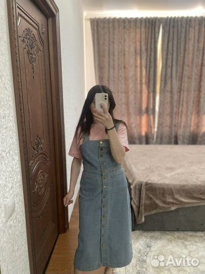 Джинсовый сарафан