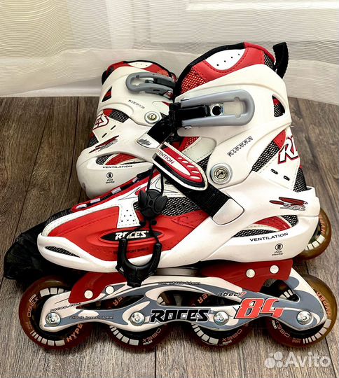 Роликовые коньки Roces abec7 размер 39-40
