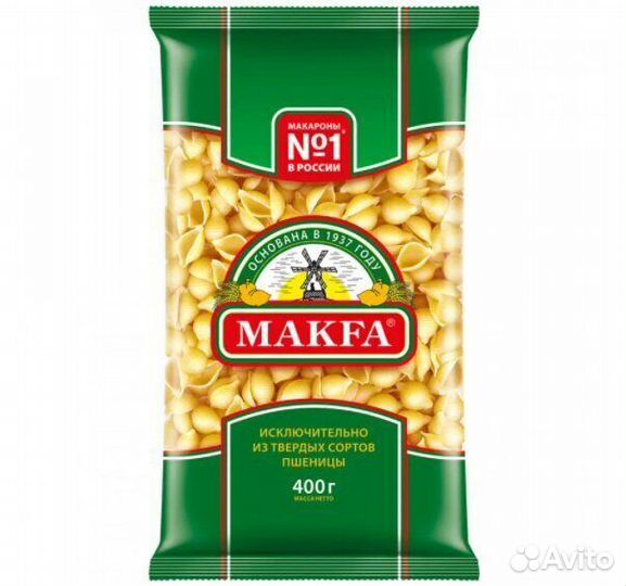 Макаронные изделия Макфа Ракушки 400г
