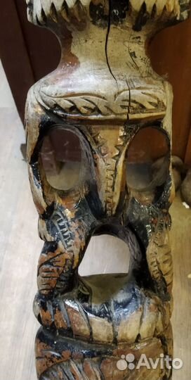 Старинный Тотем Идол. Остров Тонга 90 см