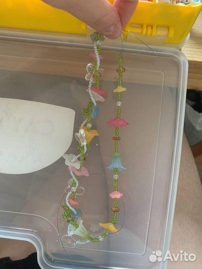 Украшения джунгли из бисера