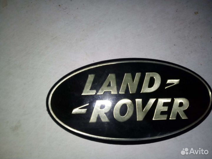 Значок Land rover / золотистый