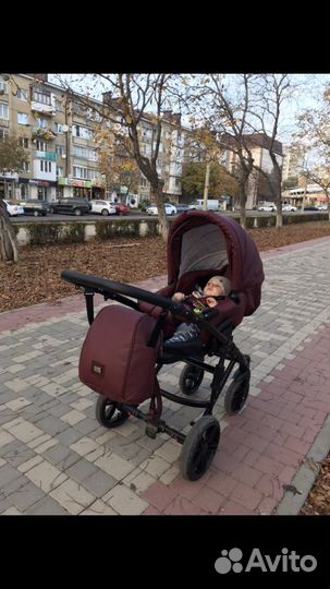 Коляска для новорожденных 2в1