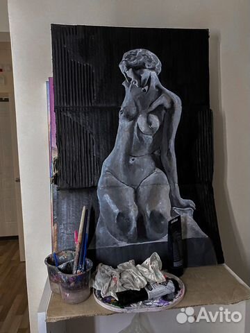 Картина на картоне