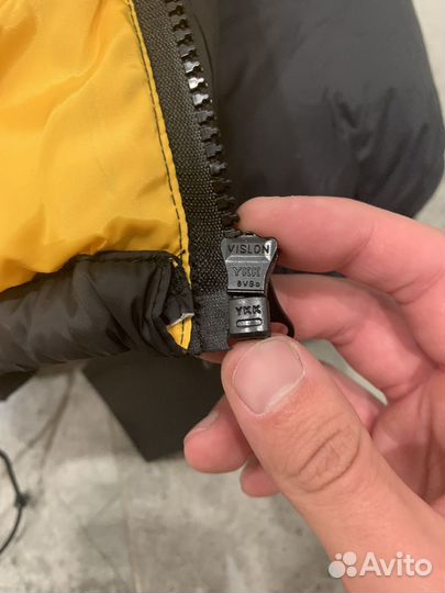 Куртка пуховик corteiz с капюшоном