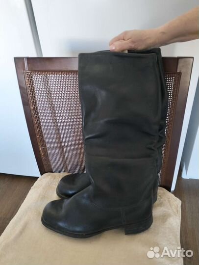 Сапоги хромовые 41размера новые