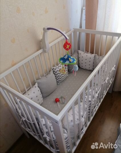 Бортики в детскую кроватку