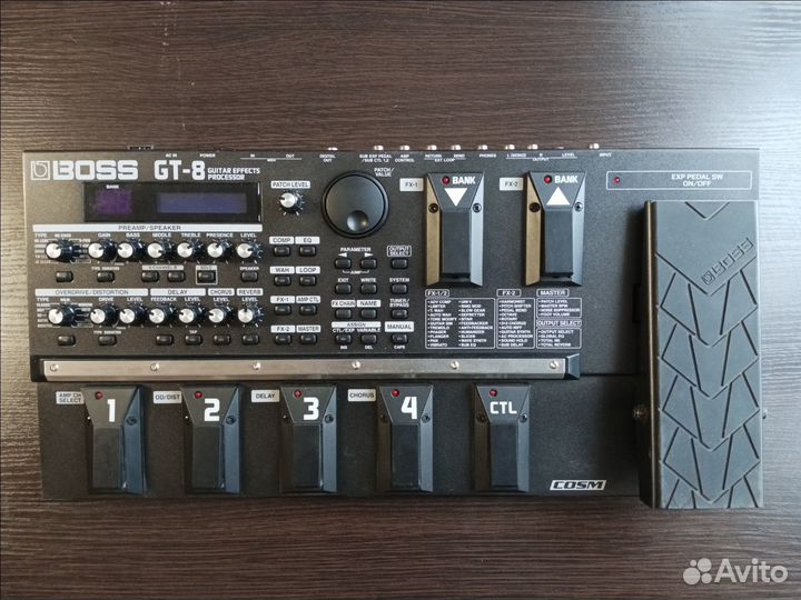 Гитарный процессор boss GT-8