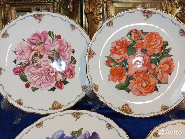 Тарелки.Royal Albert.Любимые цветы Королевы Матери