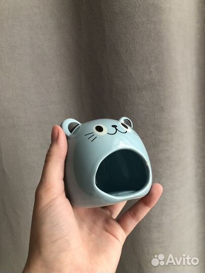 Керамический домик для хомяка