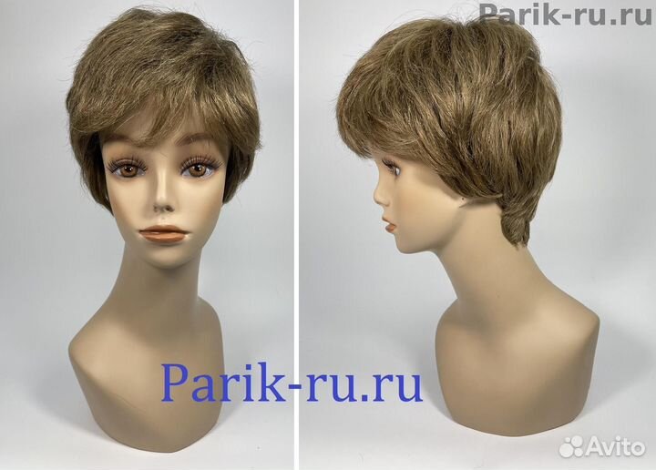 Натуральный парик 3943. Цвет разный