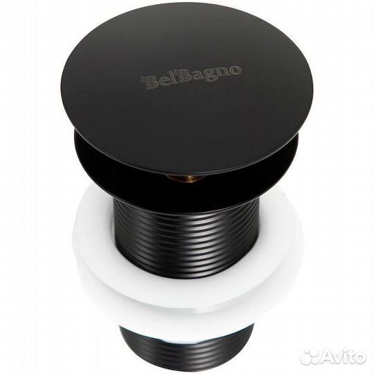 Донный клапан BelBagno BB-SC-nero Сlick-Сlack Чер