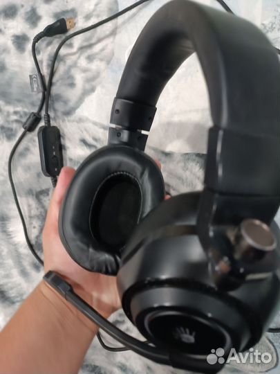 Игровые наушники с микрофоном bloody g580