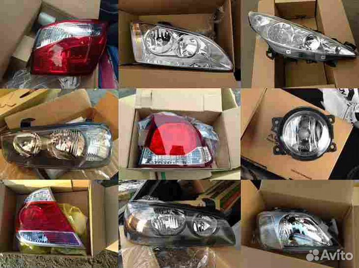 Rio фонарь задний В бампер правый (хэтчбэк) (Китай