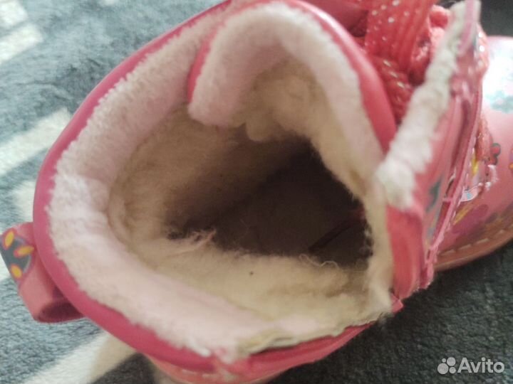 Ботинки зимние для девочки 24 размер