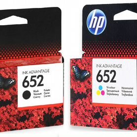 Картриджи HP 652, черные и цветные