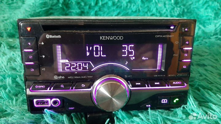 Магнитола 2din kenwood dpx405bt