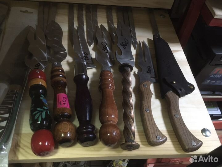 Нож вилка для шашлыка