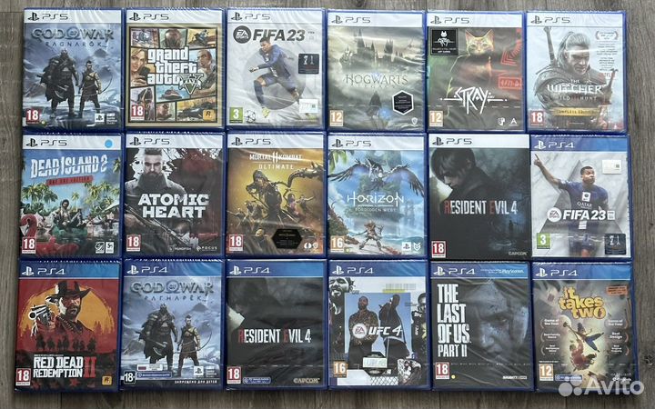 Диски для Ps4/Ps5 Новые (продажа/обмен)