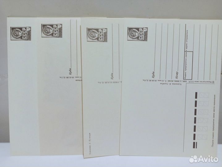 Открытки, из СССР. Наборы вмф и прочие