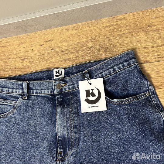 Синие широкие базовые джинсы Cortisol Ecko untld