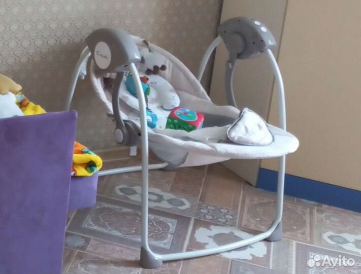 Детские электронные качели #шезлонг #Capella