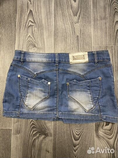 Юбка джинсовая