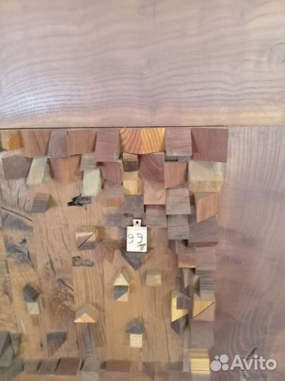 Картина панно из дерева 79х79