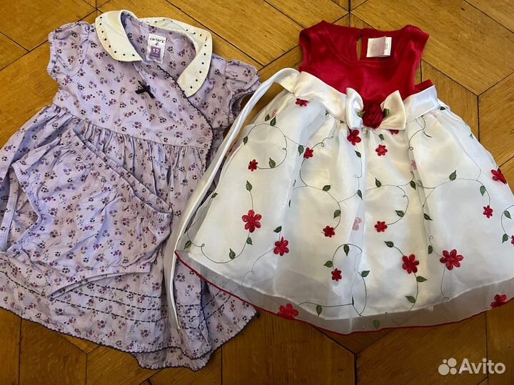 Одежда на девочку 9-12 мес