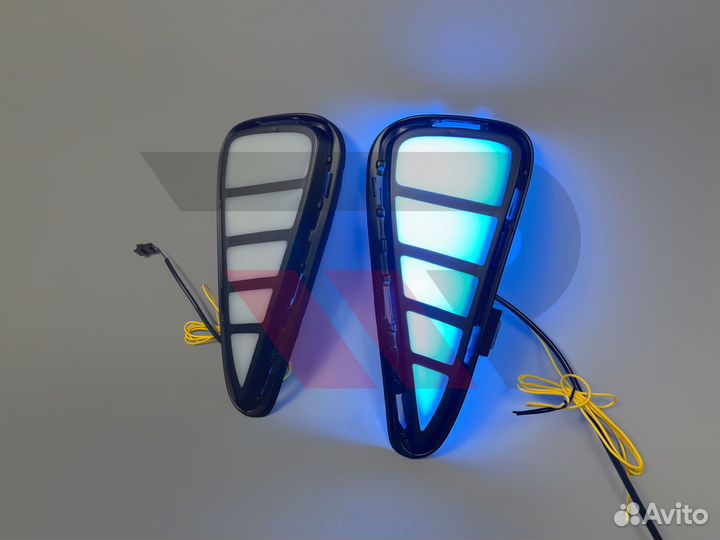 Ходовые огни Toyota Camry 55 14-17г 3 Режима