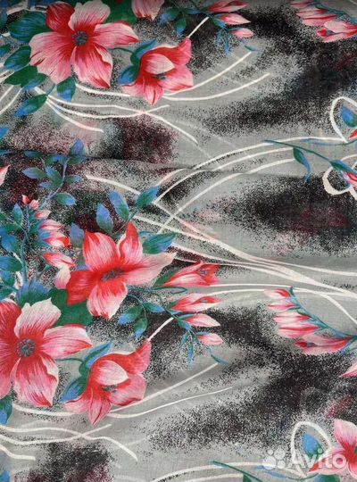 Крепдешин, натуральный шёлк, шифон