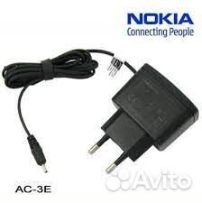 Зарядное устройство Nokia тонкий круглый штекер
