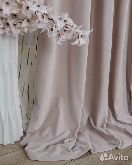 Комплект штор бархат Беллиссимо Лотос