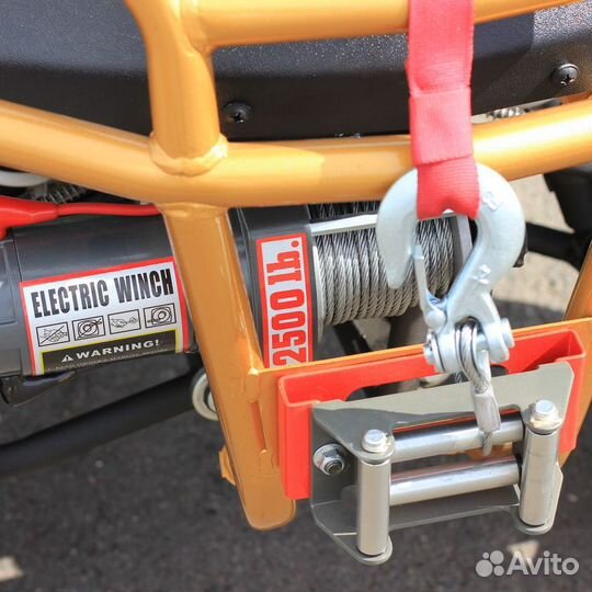 Квадроцикл irbis ATV 250 LUX (+лебедка) желтый псм